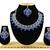 Blue designer function wear ad necklace set
