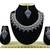 Blue designer function wear ad necklace set