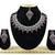 Maroon designer function wear ad necklace set