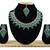 Green designer function wear ad necklace set