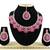 Red designer function wear ad necklace set