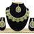 Green designer function wear ad necklace set