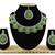 Green designer function wear ad necklace set