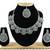 Grey designer function wear ad necklace set