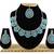Turquoise designer function wear ad necklace set