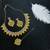 Yellow designer function wear ad necklace set