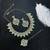 Green designer function wear ad necklace set