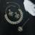 Green designer function wear ad necklace set