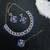 Blue designer function wear ad necklace set