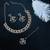 Black designer function wear ad necklace set