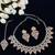 Orange designer function wear ad necklace set