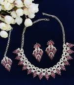 Multicolor designer function wear ad necklace set