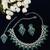 Green designer function wear ad necklace set