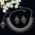 Black designer function wear ad necklace set