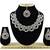 Orange designer function wear ad necklace set