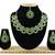 Green designer function wear ad necklace set