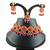 Red designer function wear ad necklace set
