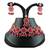 Red designer function wear ad necklace set