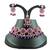 Purple designer function wear ad necklace set
