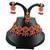 Red designer function wear ad necklace set