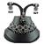 Black designer function wear ad necklace set