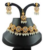 Multicolor designer function wear ad necklace set