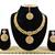 Yellow designer function wear ad necklace set