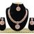 Orange designer function wear ad necklace set