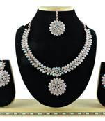 Turquoise designer function wear ad necklace set