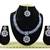 Blue designer function wear ad necklace set