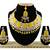 Yellow designer function wear ad necklace set