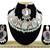 Multicolor designer function wear ad necklace set