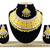 Yellow designer function wear ad necklace set
