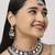 Green designer function wear ad necklace set