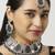 Grey designer function wear ad necklace set