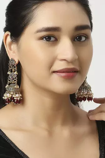Multicolor designer function wear ad necklace set