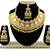 Yellow designer function wear ad necklace set