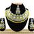 Yellow designer function wear ad necklace set