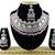 Pink designer function wear ad necklace set