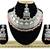 Orange designer function wear ad necklace set