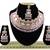 Pink designer function wear ad necklace set