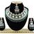 Green designer function wear ad necklace set
