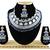 Blue designer function wear ad necklace set