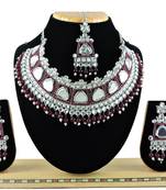 Multicolor designer function wear ad necklace set