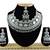Grey designer function wear ad necklace set