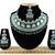 Green designer function wear ad necklace set