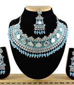 Turquoise designer function wear ad necklace set