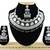 Black designer function wear ad necklace set