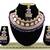 Purple designer function wear ad necklace set