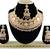 Orange designer function wear ad necklace set